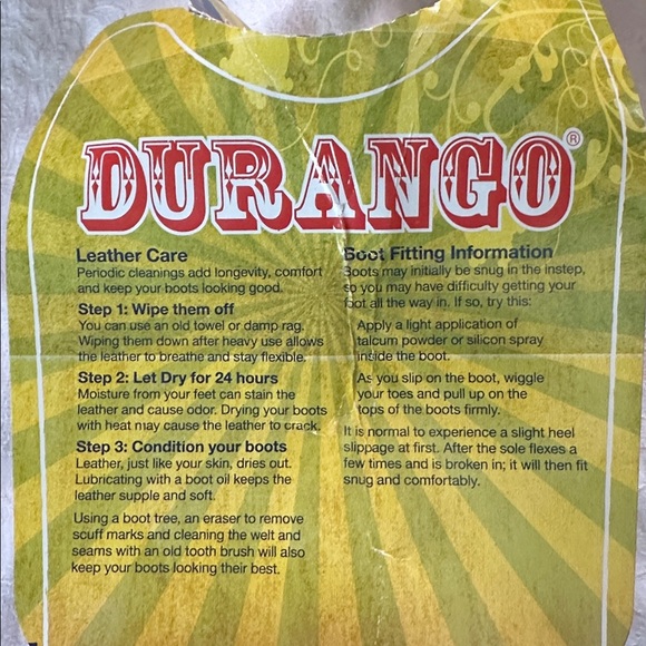 Cowboy Boots Leather Durango Pink Brown Women's Sz 10 - Picture 10 of 12